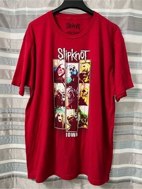 Slipknot Red 'Iowa' Graphic Tee